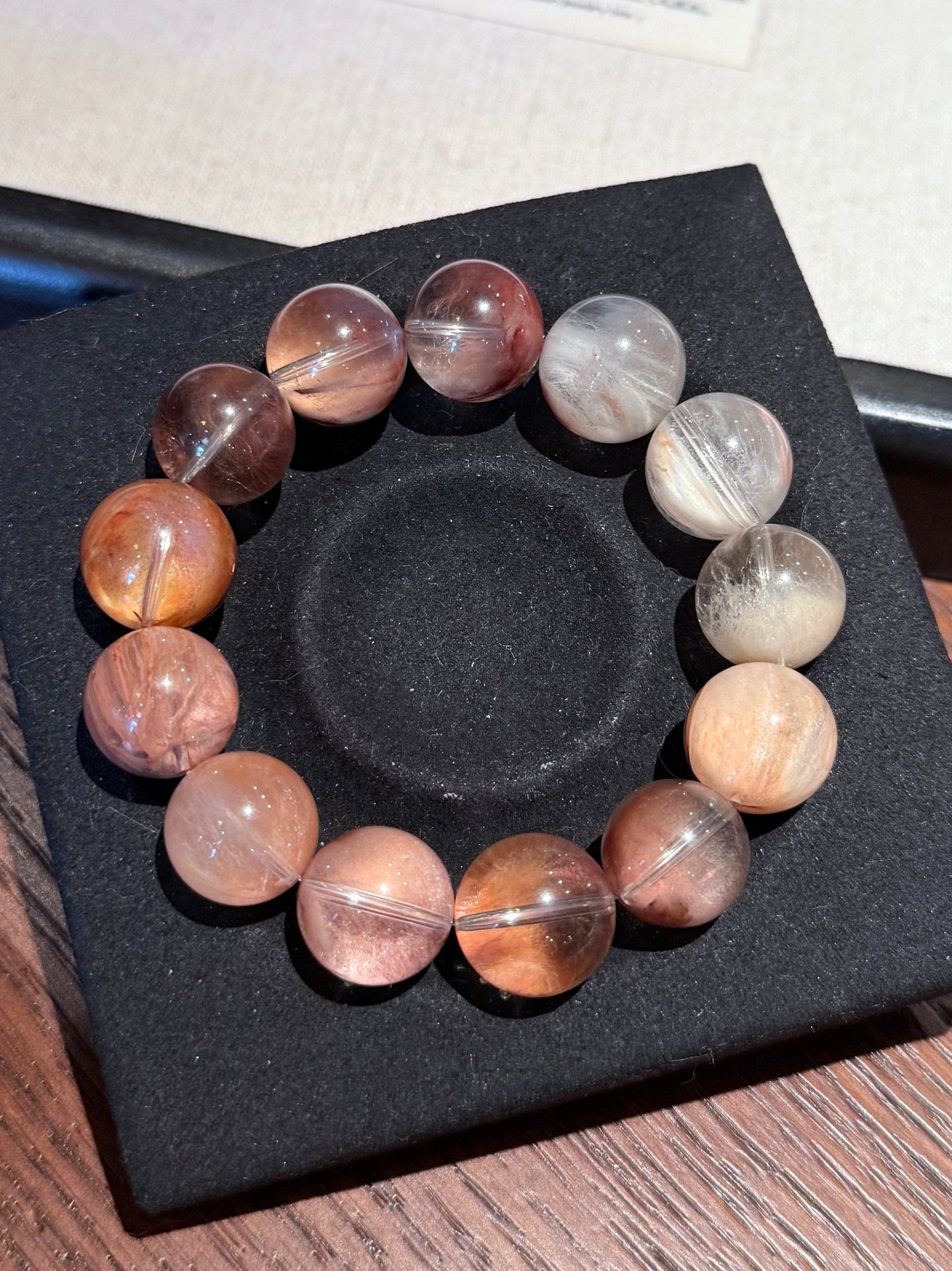 绮羽 卷毛兔毛 Rutilated Quartz(15mm)