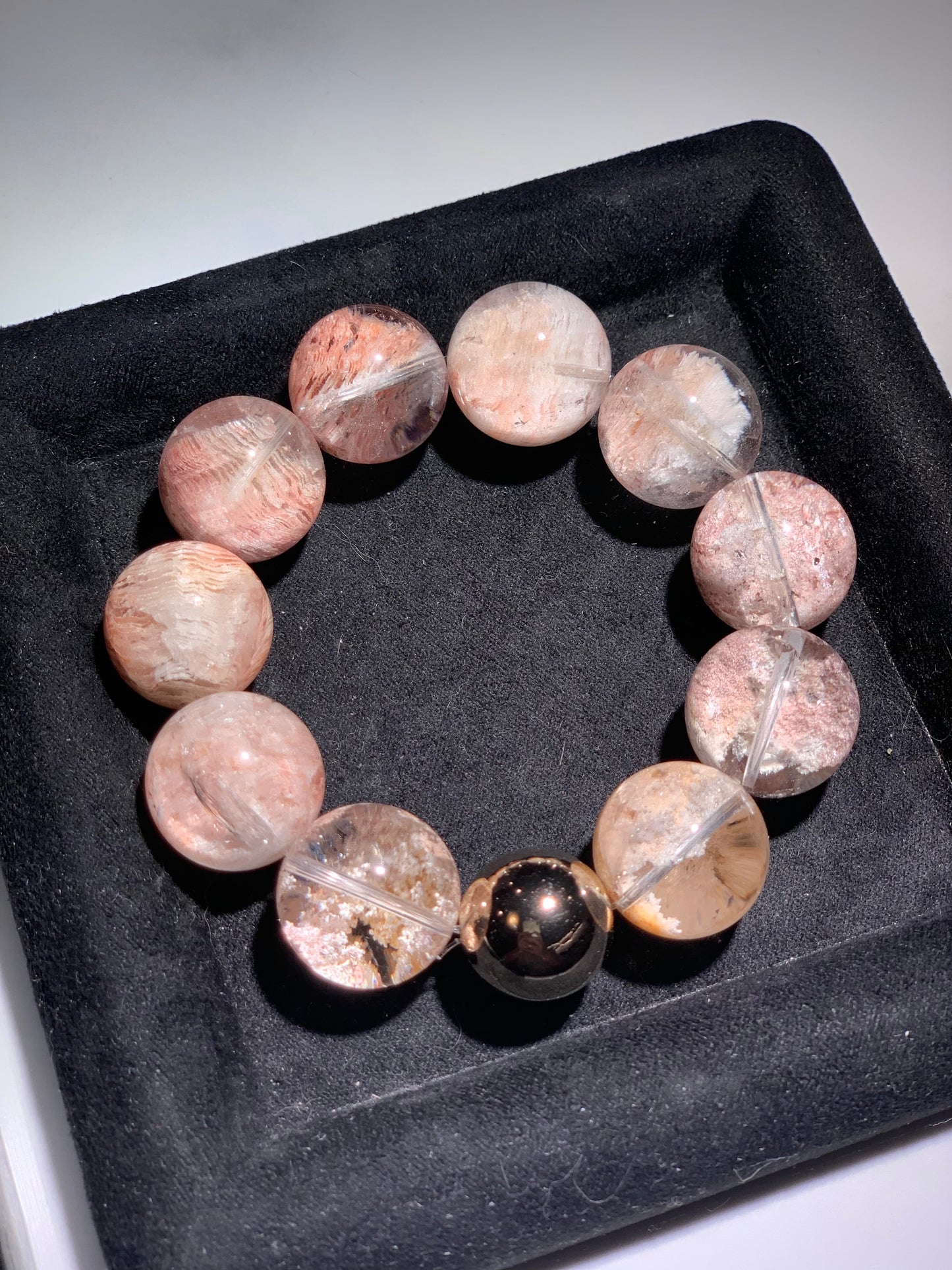 Multi-layer Pink Phantom Quartz 粉千层幽灵 (18-19mm)