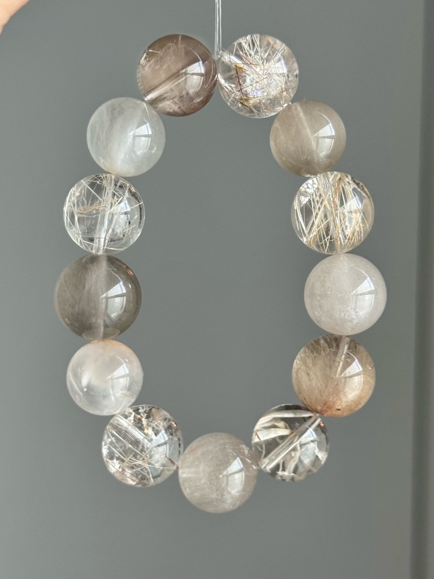 Golden Veil - Mixed Crystal Bracelet 落金纱 (14mm)