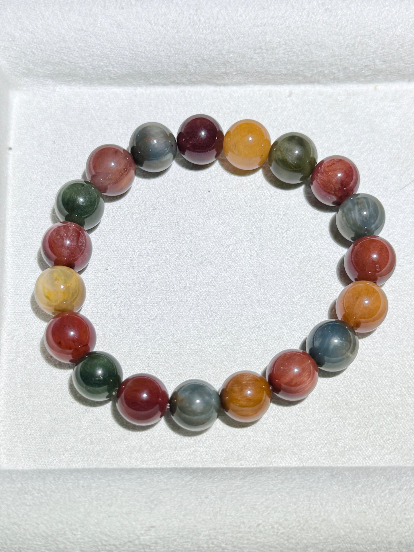 老矿兔毛 Old Mine Multi-Color Rabbit Hair Quartz Bracelet