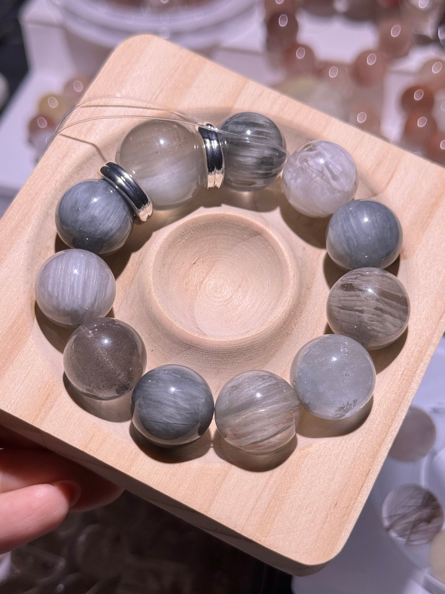 灰蓝异象兔毛 17-19mm