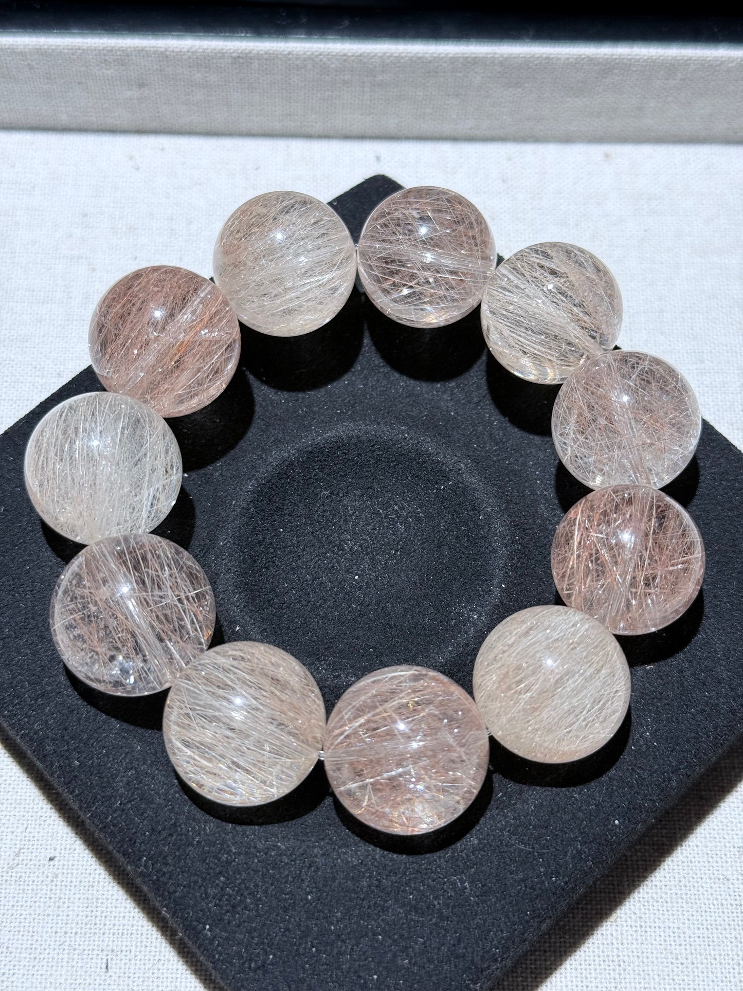 香槟色系钢丝兔毛 18.8-20mm