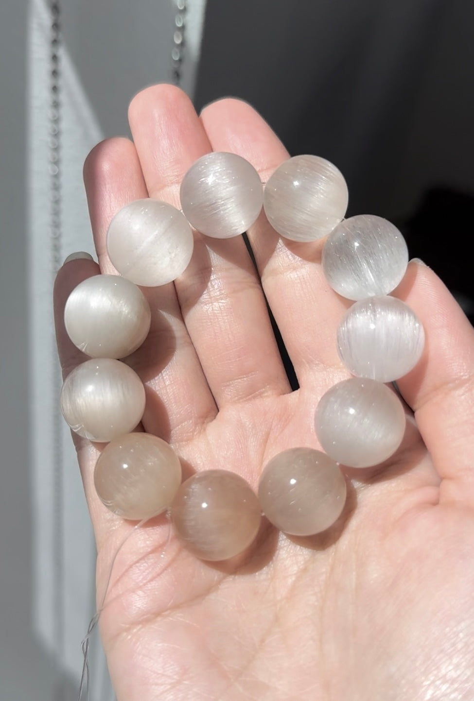 焦糖玛奇朵 满发猫眼 Rutilated Quartz(17mm)
