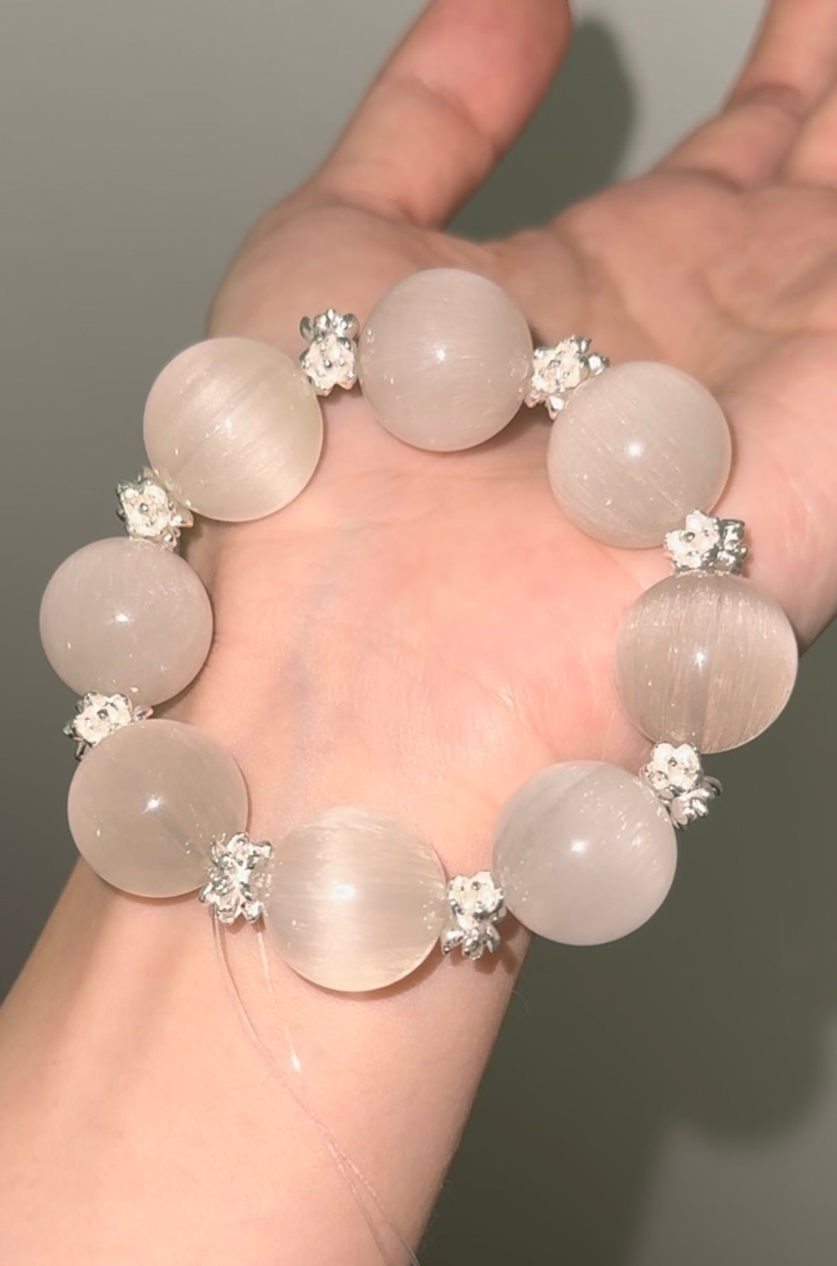 白月光 满发猫眼 Rutilated Quartz(17mm)