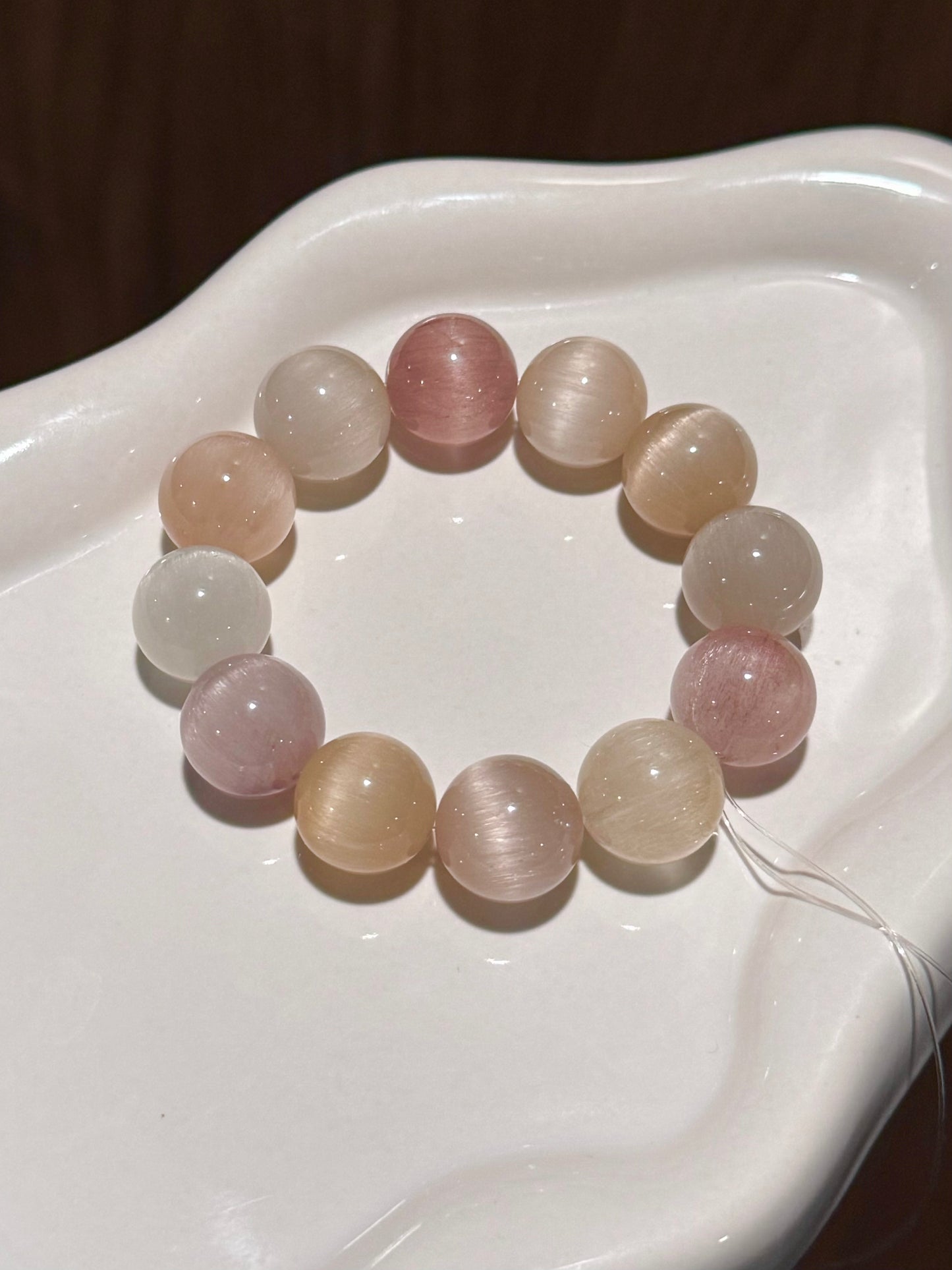 铂金少女 满发猫眼(15-15.5mm)