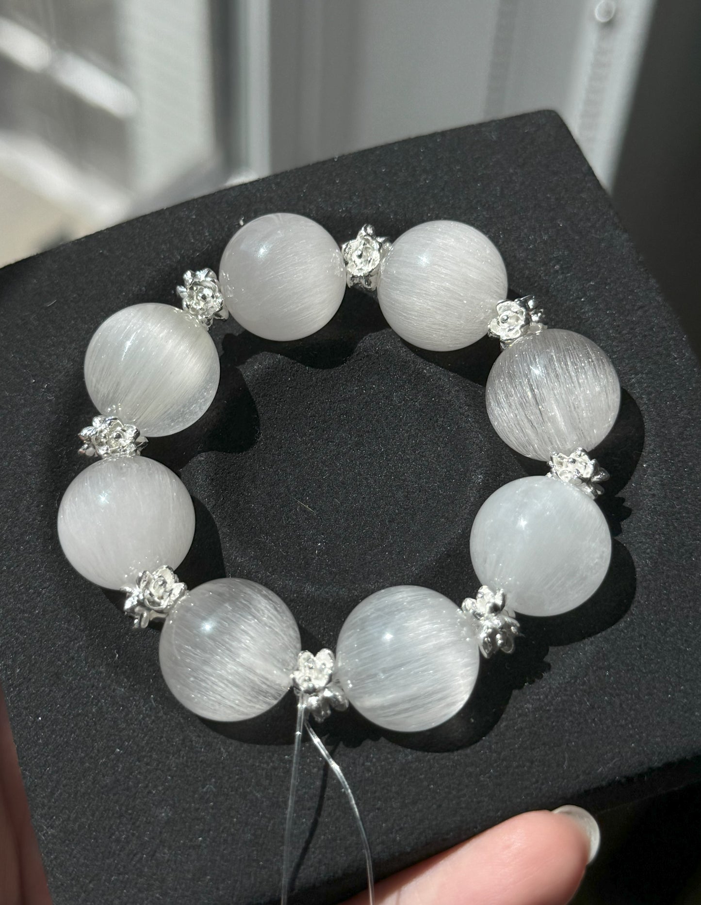 白月光 满发猫眼 Rutilated Quartz(17mm)
