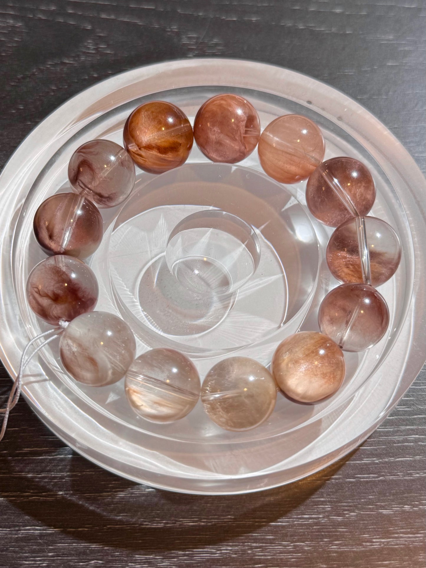 绮羽 卷毛兔毛 Rutilated Quartz(15mm)