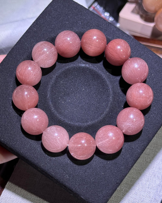 草莓粉兔毛 14.5mm