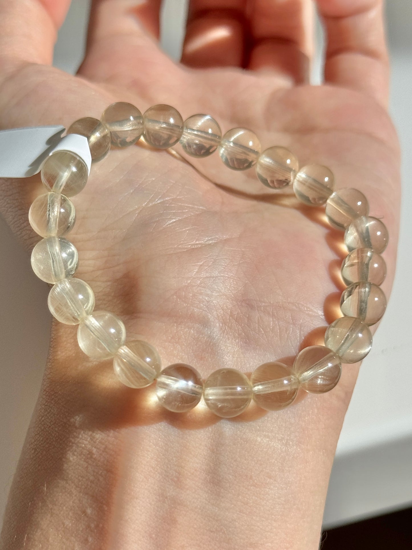 Golden Crystal Bracelet
金拉长 7.5mm