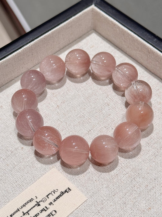 拉丝半盆粉紫渐变14-15mm