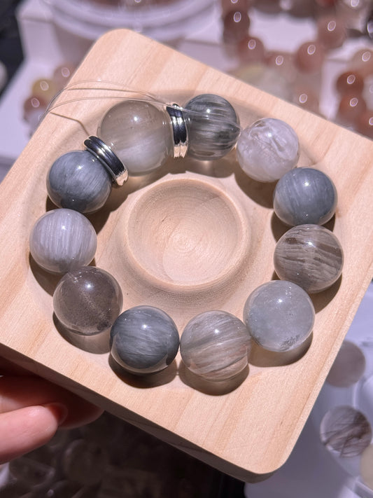 灰蓝异象兔毛 17-19mm