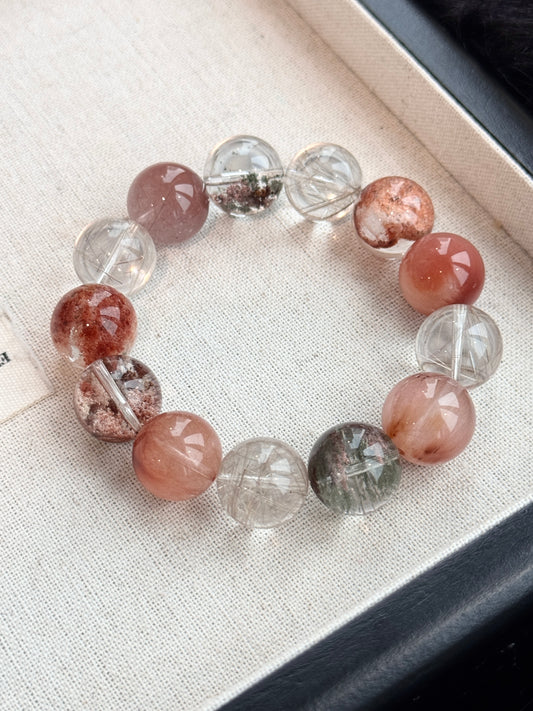 桃金娘加州桂 Rutilated Quartz(14-15mm)