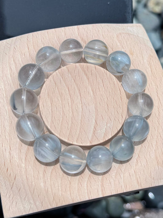 Sky Blue Curl Quartz 天空蓝兔毛 14mm