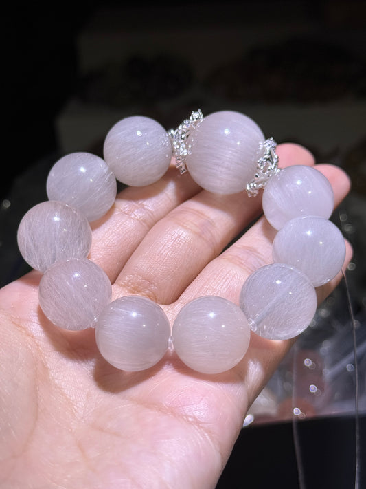 顺发猫眼灰白兔17+mm