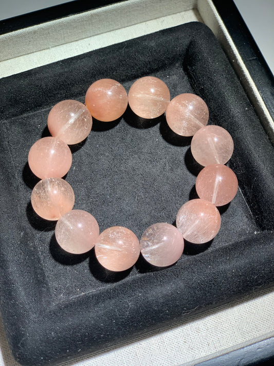 Pink Rabbit Hair Rutilated Quartz 粉兔毛  (16mm)