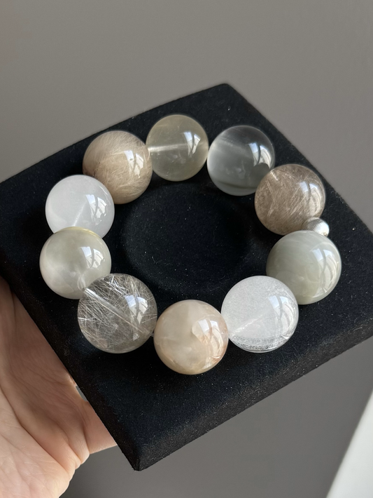 花生糖兔毛 Rutilated Quartz(19mm)