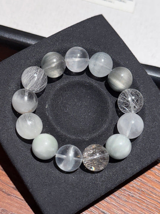 售出欣赏 璀璨星河 Rutilated Quartz(14mm)